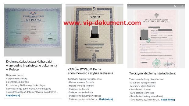 Oferujemy wykształcenie wyższe/średnie, dyplom, matura Warszawa - Zdjęcie 1