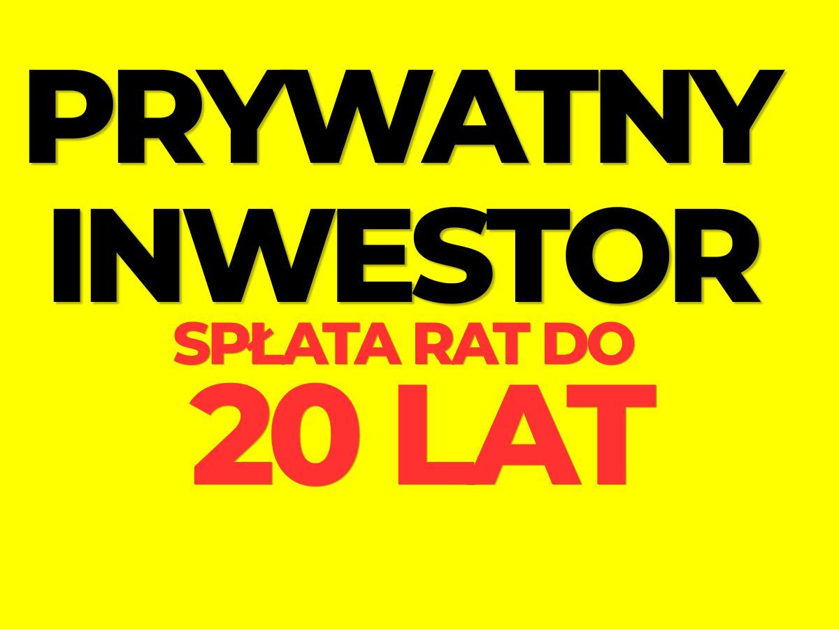 Prywatny inwestor-  Raty notarialne do 20 lat WARSZAWA - Zdjęcie 1