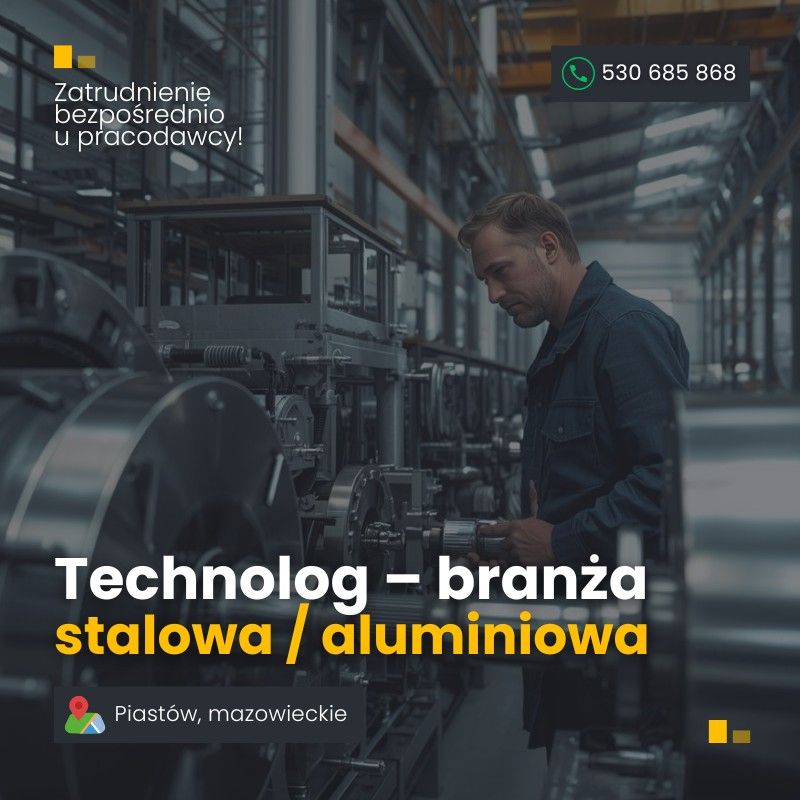 Technolog (m/k) Piastów - Zdjęcie 1