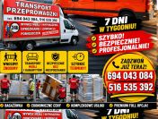 PRZEPROWADZKI Transport TRAGARZE wnoszenie mebli paczek gabarytów AGD