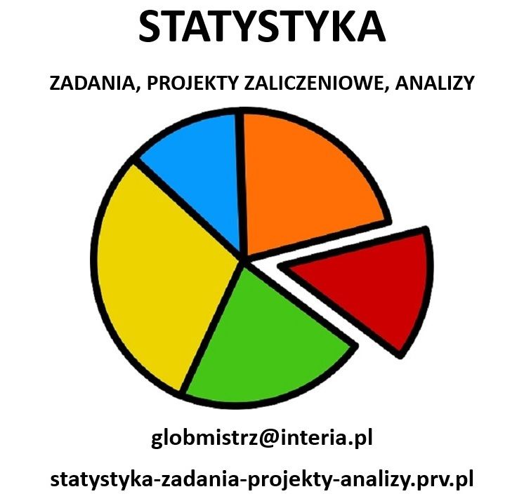 STATYSTYKA - ZADANIA, PROJEKTY ZALICZENIOWE, ANALIZY Warszawa - Zdjęcie 1