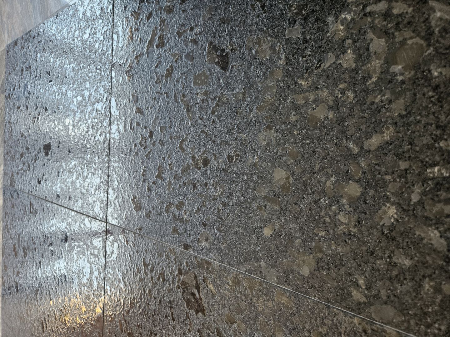Płytki granitowe STEEL GREY 60x40x1 cm leater / lapatura  - Zdjęcie 1
