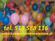 Hel do balonów warszawa balony z helem brama łuk led pudło ślub dojazd