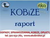 Opłata środowiskowa, oferta Warszawa. tel 502-032-782. usługa