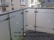 Folia na balkon- do oklejania szyb balkonowych Warszawa, Radzymin,Pruszków