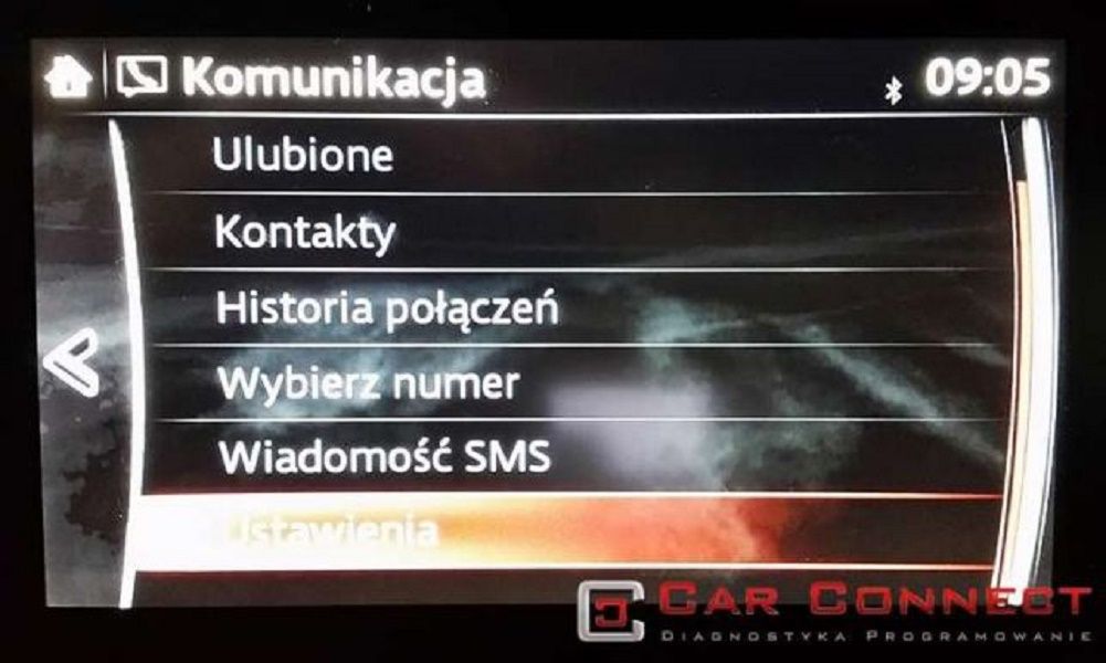 MAZDA MZD Connect język polski menu nawigacja USA
